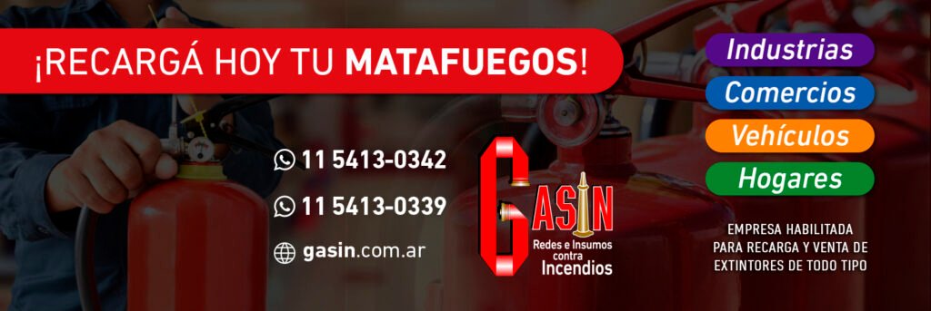 Recargá tu matafuegos hoy